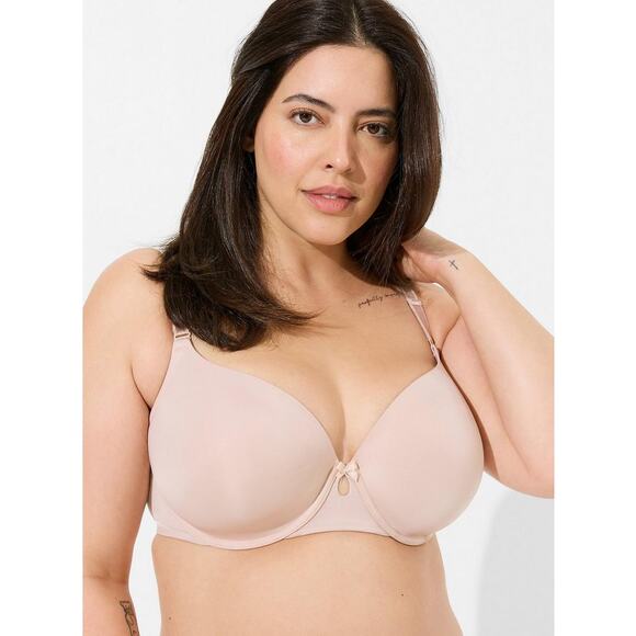 Torrid T-Shirt Lightly Lined Smooth 360° Back Smoothing® Bra 44F - Picture 1 of 8